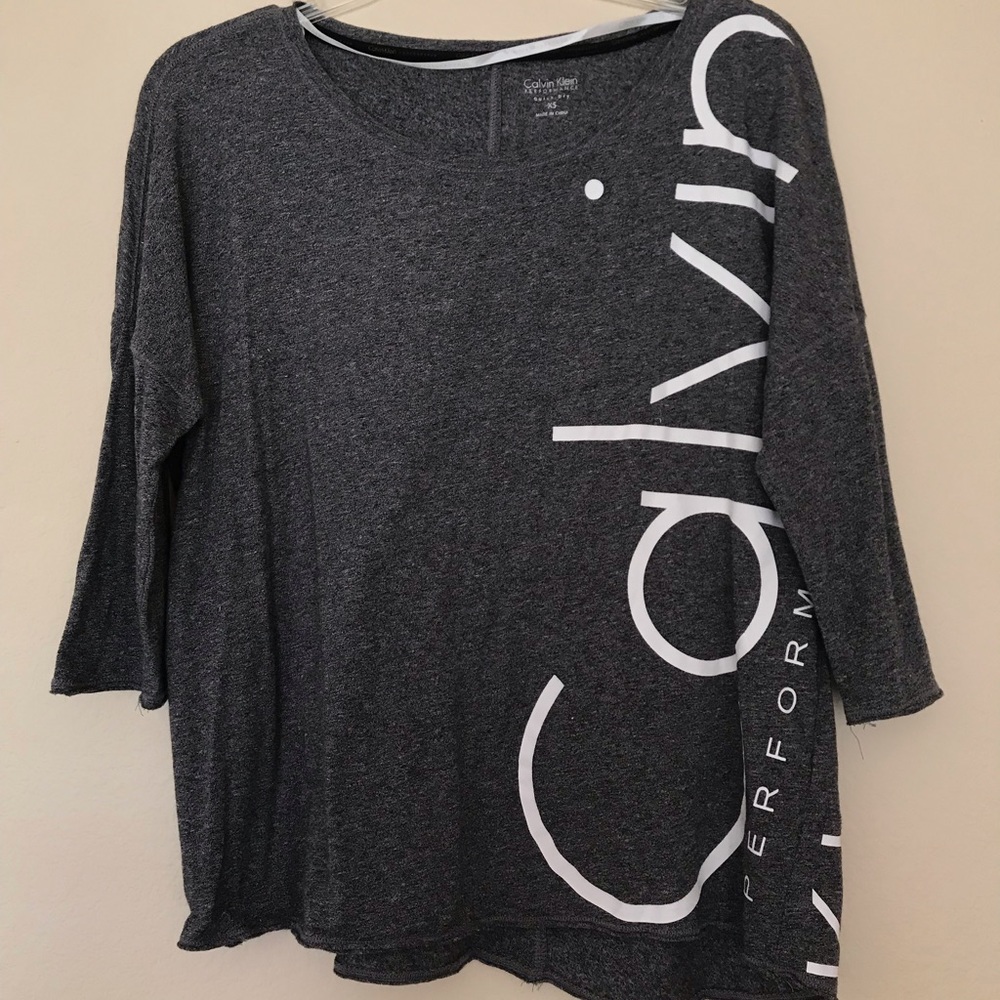 Calvin Klein Performance 3/4 sleeve top